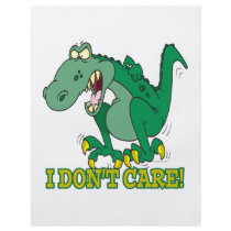i dont care t-rex temper tantrum personalized flyer