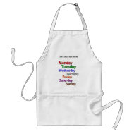 I don't cook on days Apron apron