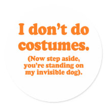 I don't do costumes, now step aside Costume Stickers