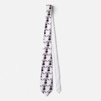 "I Don't Do Mornings" Cat Gifts Custom Tie