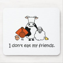 I dont eat my friends mouse pad