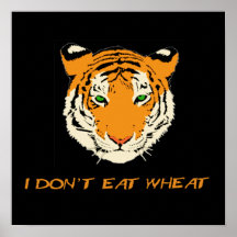 I Don't Eat Wheat Poster