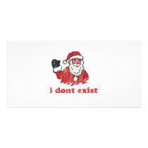 I dont exist custom photo card