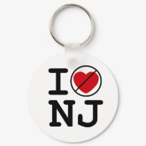 I Don't Heart New Jersey keychains by Long_Sleeve_Pants I Don't Heart New Jersey keychains