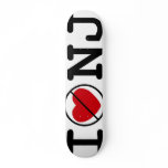 I Don't Heart New Jersey Skateboards