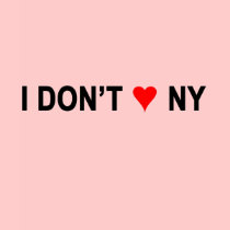 I Don't Heart NY Shirt