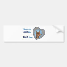 I Don't Just Kiss Lips, I READ Them: ASL Bumper Stickers