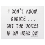 I DON'T KNOW KARATE T-SHIRTS AND GIFTS CUSTOMIZED LETTERHEAD