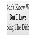 I Don't Know Why But I Love Doing The Dishes Custom Stationery