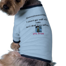 I don't like cats pet clothing