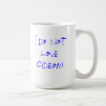I don't love Gideon mug. mugs