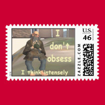 I don't obsess I think intensely postage