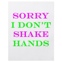 I Don't Shake Hands 2 flyers by quityourdarnsmoking I Don't Shake Hands 2 flyers