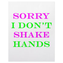 I Don't Shake Hands 2 letterhead