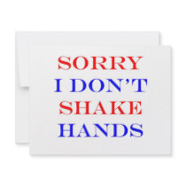 I Don't Shake Hands invitations by quityourdarnsmoking I Don't Shake Hands invitations