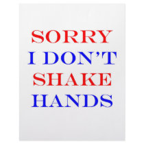 I Don't Shake Hands letterhead