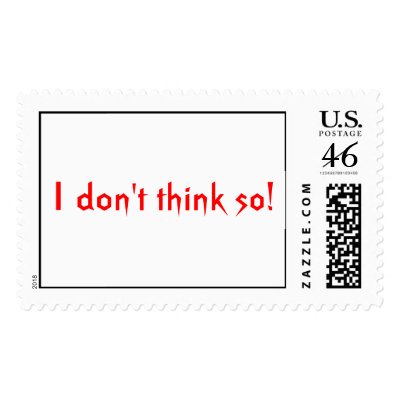 I don't think so! stamps by dorinco