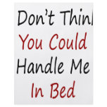 I Don't Think You Could Handle Me In Bed Flyers
