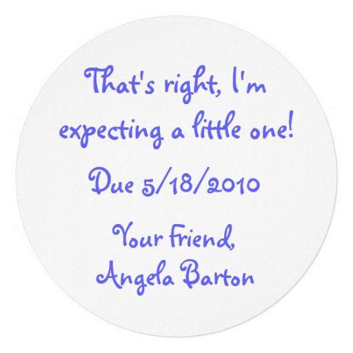 I Drank the Water Personalized Invite