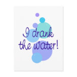 I Drank the Water postcards