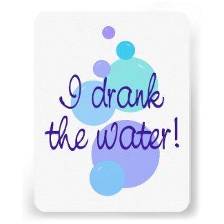 I Drank the Water Pregnancy Announcement