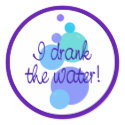 I Drank the Water stickers