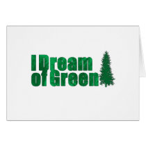 I dream of Green cards by billishirts I dream of Green cards
