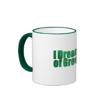 I dream of Green mugs by billishirts I dream of Green mugs