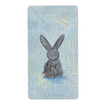 I Dream of Rabbits fun unique modern art painting labels