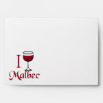 I Drink Malbec Wine Envelopes