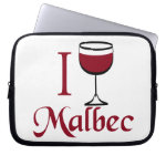 I Drink Malbec Wine Laptop Computer Sleeves