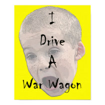 I Drive A War Wagon Poster posters