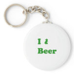 I Dublin Beer Keychain