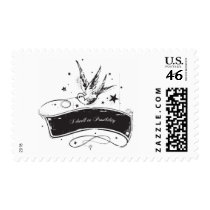 "I dwell in Possibility" postage