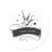 "I dwell in Possibility" stickers