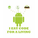 I Eat Code For A Living (Developer) t-shirts