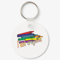 i eat crayons keychains by doonidesigns i eat crayons keychains