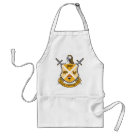 standard_apron - Essum Caro Ergo Sum roughly translates into I Eat Meat There For I Am.   This Latin injected coat of arm is perfect for the Meatatarian: Sizes  Available colors: white