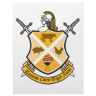 8.5x11 - Essum Caro Ergo Sum roughly translates into I Eat Meat There For I Am.   This Latin injected coat of arm is perfect for the Meatatarian: Sizes  Available colors: white