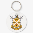 round_keychain - Essum Caro Ergo Sum roughly translates into I Eat Meat There For I Am.   This Latin injected coat of arm is perfect for the Meatatarian: Sizes 