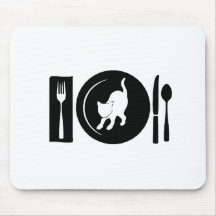 I eat ... mouse pad
