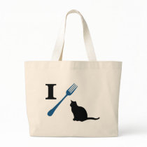 I Eat Pussy Cats Canvas Bags