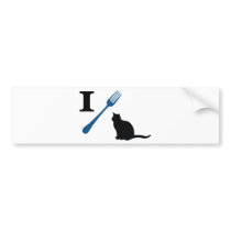 I Eat Pussy Cats bumper stickers
