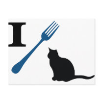 I Eat Pussy Cats postcards