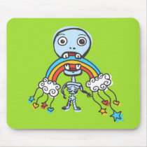 I Eat Your Rainbow! mousepads by Krissy_B I Eat Your Rainbow! mousepads