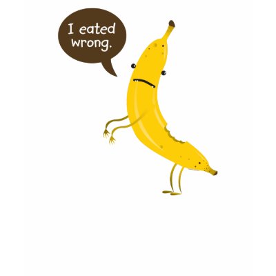 "I eated wrong." T Shirt by potatocrisps