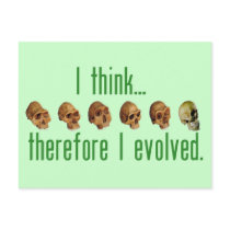 I Evolved Postcard