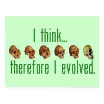 I Evolved Postcard
