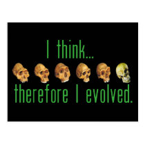 I Evolved Postcard