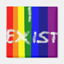 I exist fridge magnets